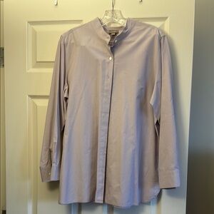 J.Jill Button Front Shirt (purple/lavender)